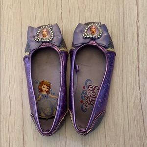 Disney’s Princess Sophia costume shoes.